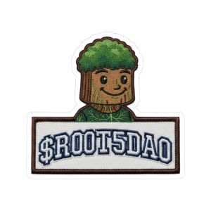 ROOTSDAO Tree-Head Character Kiss-Cut Stickers | Crypto Community